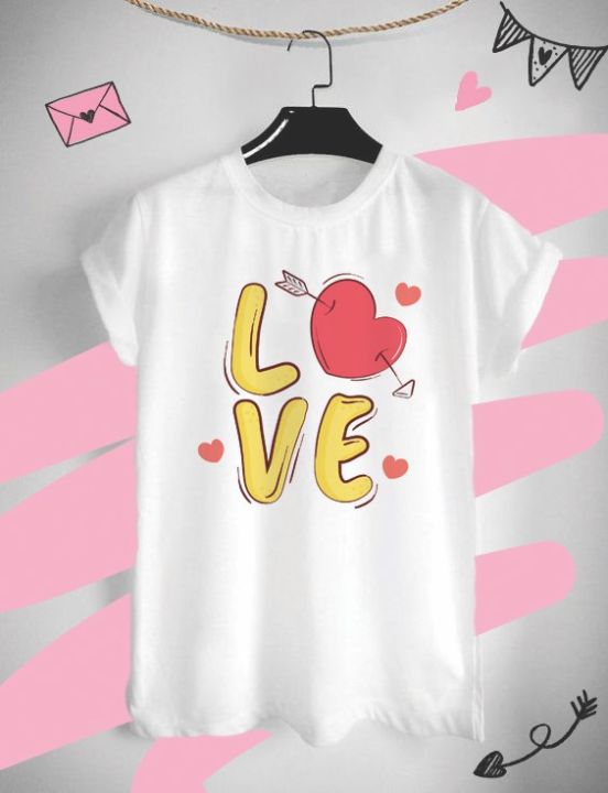 เสื้อลาย-valentine-2020-love-ต้อนรับวันวาเลนไทน์-วันแห่งความรัก-ด้วยเสื้อยืด-valentine-สีสันสดใส-ใส่สบาย-ไม่ยืด-ไม่ย้วย