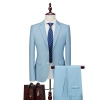 [COD] suit mens two-piece business formal professional version slim groomsman groom wedding dress