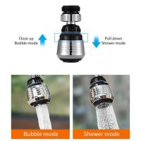 ก๊อกน้ำห้องครัว Aerator 360หมุน Diffuser Bubbler ประหยัดน้ำกรองหัวฝักบัว Spout Connector ห้องครัวห้องน้ำ Tools