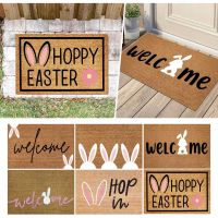 Easter Bunny Doormat Welcome Floor Mat Home Decor Anti-Slip Door Mats Carpet Kitchen Living Room Hallway Entrance Doormats