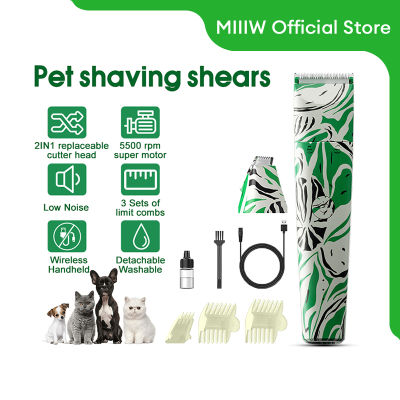 Xiaomi Youpin Notty Pet Hair Clipper Trimmer ตัดผมสำหรับสัตว์เลี้ยง Electric Pet Clipper Set Cat Dog Hair Trimmer Clipper