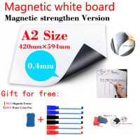 A2 Size Magnetic Strengthen Dry Erase White Boards Magnetic Whiteboard for Kids Home Office Fridge Wall Stickers Message Board