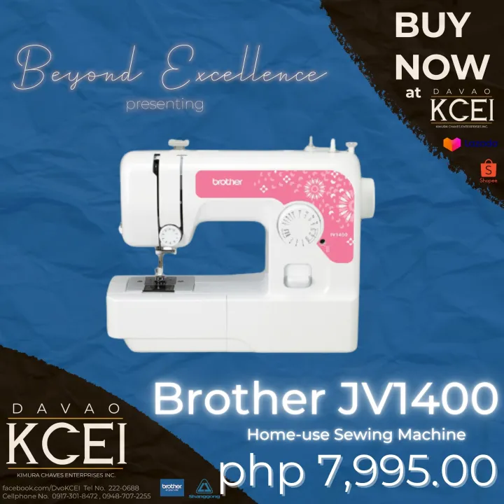 Brother JV1400 Homeuse Sewing Machine Lazada PH