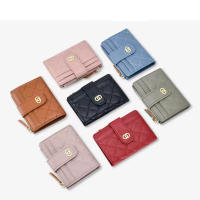 Women Wallets Fashion PU Leather Coin Purse Mini Small Wallet Women Multi-card Bit Card Holder Clutch Purse Money Clip Bag