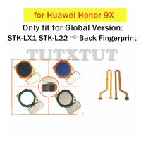 สําหรับ Huawei Honor 9X Global STK-LX1 STK-L22 ลายนิ้วมือเซ็นเซอร์สแกนเนอร์ปุ่มเชื่อมต่อ Touch ID Flex Cable ซ่อมอะไหล่