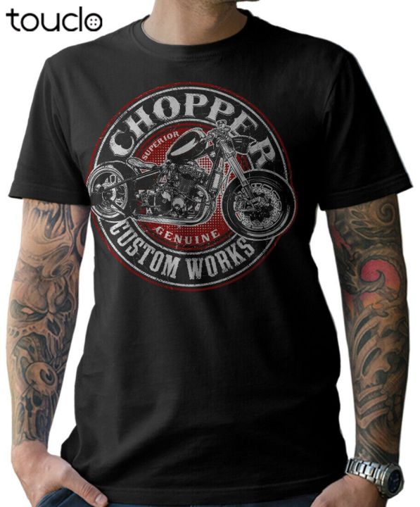 custom-mens-biker-t-shirt-oldschool-chopper-biker-pop-cotton-short-sleeve-shirt-summer-100-cotton-gildan