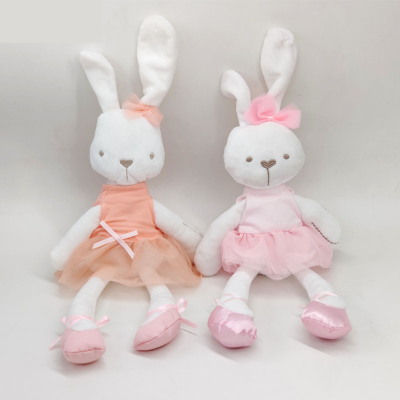 Soothe Sleep Long Baby Ear Bunny Rabbit Bear Plush Doll Soft Stuffed Kid Toy