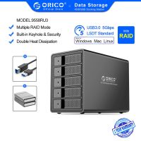 Orico 5 Bay With Raid 3.5 Usb 3.0 Hdd Raid Support 80tb UASP 150W Inter อุปกรณ์เสริมคอมพิวเตอร์（9558RU3） QC8191605