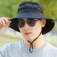 【Hot Sale】 hat spring and summer outdoor breathable mens sun big eaves Korean version of the mountaineering