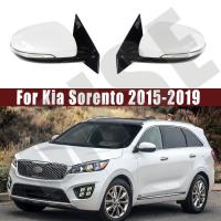 อุปกรณ์เสริมรถยนต์สำหรับ Kia Sorento 2015 2016 2017 2018 2019ชิ้นส่วนกระจกมองหลังประตูด้านนอกรถยนต์ซ้าย/ขวา