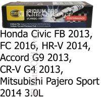 Hella หัวเทียน Iridium pro IFJ9RDC-11P Honda Civic FB FC HR-V Accord G9 CR-V Mitsubishi Pajero Sport 3.0L (1 หัว) เทียบ NGK SILZKR7C-11 Denso SXU22HCR11S