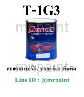 สีพ่นรถยนต์ มอร์ริสัน โตโยต้า ฟอร์จูนเนอร์ Toyota Fortuner - 1G3 เทาดำ