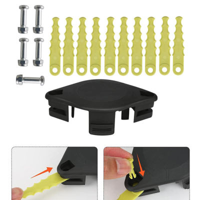 สำหรับ Ryobi 1 Trimming Head พร้อมใบมีดพลาสติก RAC155พลาสติกอะไหล่ใบมีดเครื่องตัดหญ้า Grass Trimmer Head ing Brush Cutter Parts