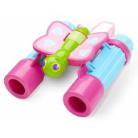 Binoculars กล้องส่องทางไกล สไหรับนักสำรวจตัวน้อย Melissa &amp; Doug cutie pie butterfly binoculars ลายผีเสื้อสีชมพู