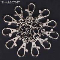 ●✙☽  10pcs ClassicMetal Swivel Trigger Lobster Clasps Clip Snap Hook Key Chain Ring Outdoor Lanyard Craft Bag Parts Pick