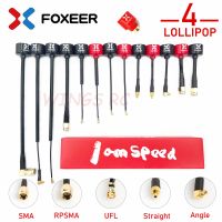 Foxeer เสาอากาศอมยิ้ม4 V4เสาอากาศ FPV 5.8G 2.6Dbi Study RHCP SMA RPSMA UFL ตรง/มุม MMCX 7.2G สำหรับโดรนแข่งบังคับวิทยุ FPV