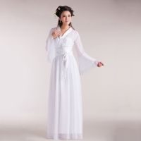 ☂ Women 39;s Adult Ethnic Classical Dance Costumes Chinese Style Elegant White/Red Costume Performance Hanfu Clothing for Girls