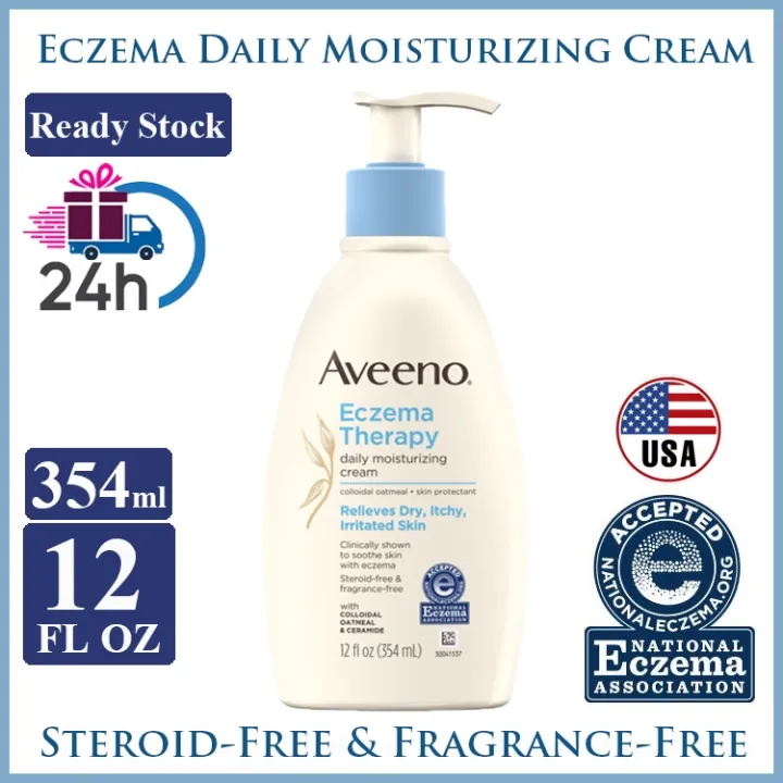 Aveeno Eczema Therapy Daily Moisturizing Cream/Itch Relief Balm for