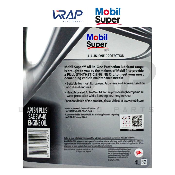 mobil-น้ำมันเครื่อง-โมบิล-เบนซิน-super-3000-sae-5w-40-สังเคราะห์แท้-ขนาด-4-1-ลิตร-ผลิตภัณฑ์-น้ำมันเครื่องสังเคราะห์-แท้-full-synthetic-เกรด-10-000-กม