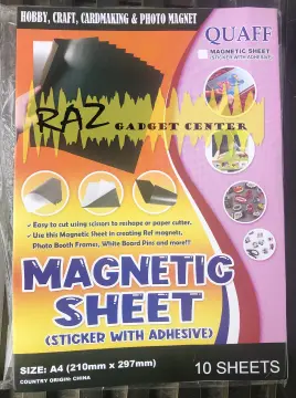 Quaff Magnetic Sheets Non-Adhesive A4 (10sheets)