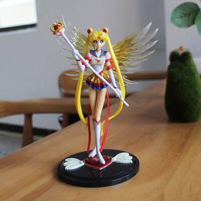 Anime Eternal Sailor Moon Cake Accessories Tsukino Usagi Action Figure Car Decoration Collection Doll Figures Model Toys Gifts