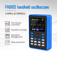 FNIRSI-1C15 Professional Digital Oscilloscope 500มิลลิเซคอน/วินาทีอัตราการสุ่มตัวอย่าง110MHz แบนด์วิดท์แบบอะนาล็อกสนับสนุนคลื่นเก็บ