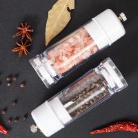 Salt &amp; Pepper Mill 2 Pcs ที่บดพริกไทย ที่บดเกลือ ที่บดเกลือ 2in1 ที่บดพริกไทยดำ ขวดบดพริกไทย บดพริกไทย ที่บดพริกไทย แก้ว ขวดบดพริกไทยดำ บดพริกไทยเม็ด เครื่องบด ที่บด เกลือ พริกไทย เครื่องบดพริกไทยเครื่องบดเกลือและเครื่องบดพริกไทยพริกไทย Mill 2 Pcs T1017