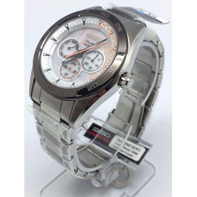 seiko-นาฬิกาข้อมือผู้ชาย-seiko-criteria-solar-chronograph-สีขาว-สายสแตนเลส-รุ่น-sne197p1