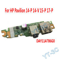 1ชิ้นใหม่แล็ปท็อป USB คณะกรรมการในตัวคณะกรรมการเสียงสำหรับ HP P Avilion 14-P 14-V 15-P 17-P DAY11ATB6G0