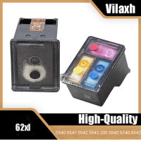 Vilaxh untuk HP 62 XL 62XL ตลับหมึกตลับ untuk HP62อิจฉา5540 5541 5542 OfficeJet 5543 200 5540 5740 5542 7640