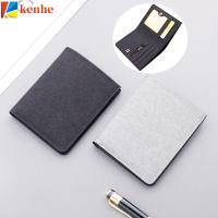 KENHE Folding Fashion Canvas Mini Coin Purse Men Short Wallet Card Holder Multi-functional
