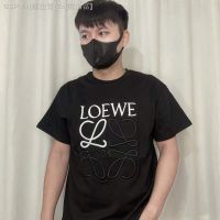 ☄02เทคโนโลยี Luoxwei 2023ss ฤดูร้อนคลาสสิคเสื้อผ้าผู้ชาย,เสื้อผ้าผู้ชายเสื้อยืดผ้าฝ้ายคอกลมแขนสั้นปักโลโก้สีตัดกันใหม่