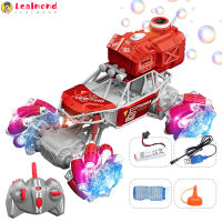 LEAL รุ่น RC 2.4G รถโลหะผสมควบคุมระยะไกล4wd เป่าฟองปีนรถของเล่นออฟโรดสำหรับ Kado Ulang Tahun