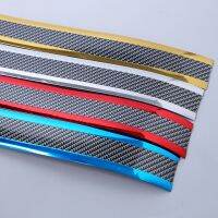 【cw】 Car two door sill strips Anti stepping stickers with modified pedals Side skirts bumpers scratch body trim