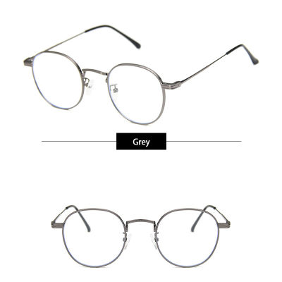Anti Radiation for Glasses Women Men Anti Radiation Alloy Eyeglass Frames Round Anti Glare Computer Glasses