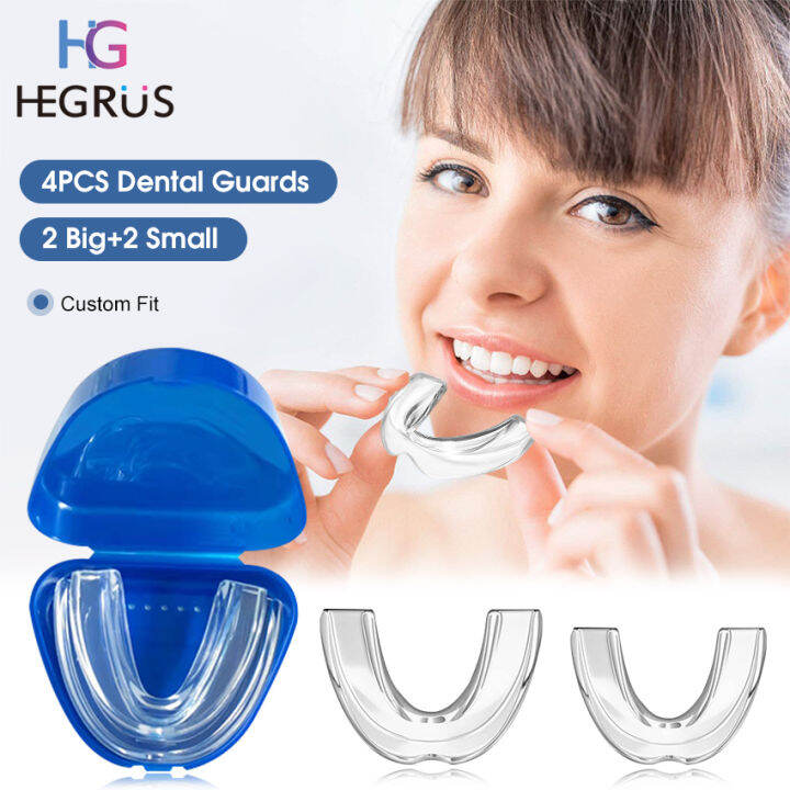 HEGRUS braces 4PCS Orthodontic Braces Teeth Guard Night Mouth Guard