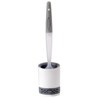 ✜✢ Toilet Bowl Brush Durable Brush for Head Non-Slip Handle Can Add Cleaning Liquid Dropship