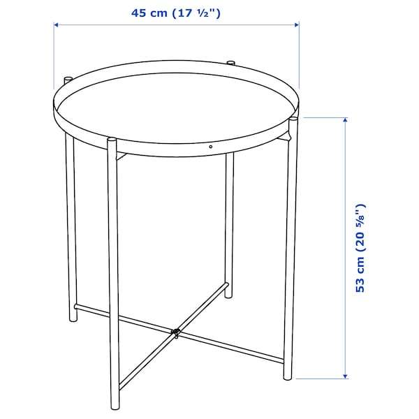 โต๊ะ-โต๊ะกาแฟ-โต๊ะข้าง-โต๊ะวางถาด-ยกถาดออกได้-45x53-ซม-ท็อปโต๊ะแยกชิ้น-ยกขึ้นเพื่อใช้เป็นถาดเสิร์ฟได้ทันที