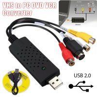 ▽✚◑ USB 2.0 Audio Television Video VHS to PC DVD VCR Converter Easy Capture Card Adapter DJA99