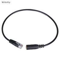 Witkitty ชุดหูฟัง BUDDY 3.5 MM smartphone Headset ถึง RJ9แปลง3.5 MM smartphone plug TO SINGLE 4P4C RJ9ปลั๊กโทรศัพท์มือถือสำหรับ dropshipping