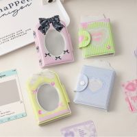 INS Bowknot Photo Album Kpop Photocard Holder 3 Inch Mini Instax Photos Collector Book Photocards Storage Case Card Holder