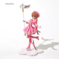 Sunnefan ภาพอนิเมะของขวัญ PVC นางแบบ Cardcaptor Captor Sakura ไม้กายสิทธิ์ตุ๊กตาขยับแขนขาได้หญิง