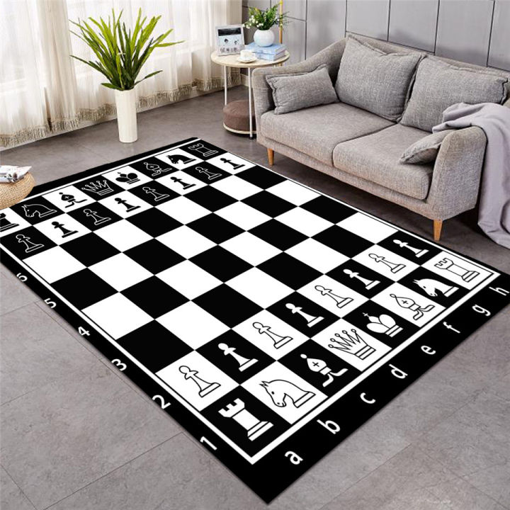 chess-board-large-carpets-for-living-room-games-kids-play-floor-mat-black-and-white-area-rug-fashion-carpet