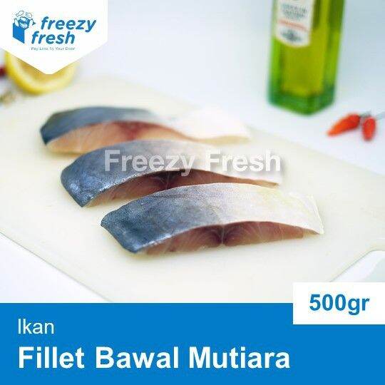 Ikan Fillet Bawal Mutiara (Pearl Fish) 500 Gram / Segar / Beku / Vacumm ...