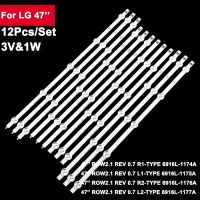 ไฟแบคไลท์ Led 12ชิ้นสำหรับ Lg 47Quot; ทีวี47la6208 47la6218 47la6200 47ln5400 47wl30ms 47la613s 6916l-1174a 1175a 1177a 1176a