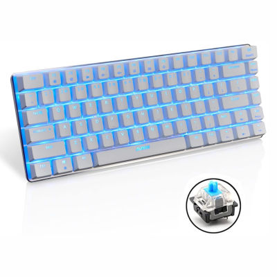 AK33 82 keys Mechanical Keyboard Gaming keyboard RGB Backlight BlueBlack switch Wired Keyboard Programmable Ergonomic Keypad