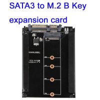 Ngff M2 Ssd เป็น3.0 "ฮาร์ดดิสก์ Ssd (NGFF) M.2อะแดปเตอร์ Sata เพื่อแปลง Sata3การ์ด B ตัวเชื่อมต่อกุญแจสำหรับ Winxp/ 2000 /Mac/linux/vista