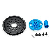 Metal 68T Spur Gear and Gear Mount High Speed Gear Set 54500 for TT-02 TT02 1/10 RC Car Upgrade Parts