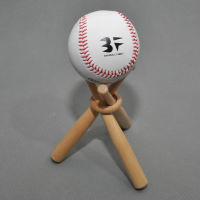 1 Set Mini Bat Ball Holder Wood Baseball Display Golf Tennis Ball Base Stand Bracket Souvenir Ball Storage Support