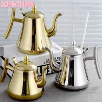 XINCHEN 2020Stainless Steel Teapot with Filter Hotel Restaurant Hotel Home Induction Cooker Long Mouth Large Capacity Teapot